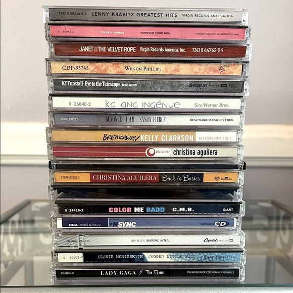17 CDs Kelly Clarkson Christina Aguilera Beyoncé Lady Gaga Color Me Bad and more - Picture 1 of 7